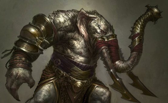 Monstros de God of War: Ascension – Elefantauro