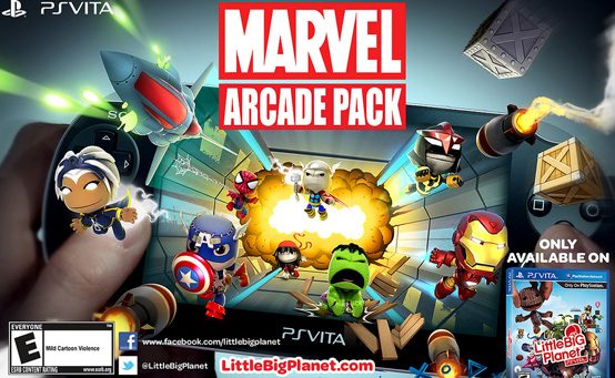 Sack-Novidades: Marvel Arcade Pack Chega a LittleBigPlanet PS Vita