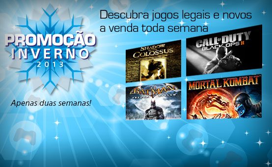 Promoção Inverno 2013 Começa Amanhã na PS Store BR