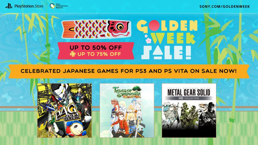 Oferta Golden Week na PS Store celebra jogos japoneses