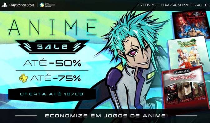 Anime Sale começa amanhã com descontos em games do gênero