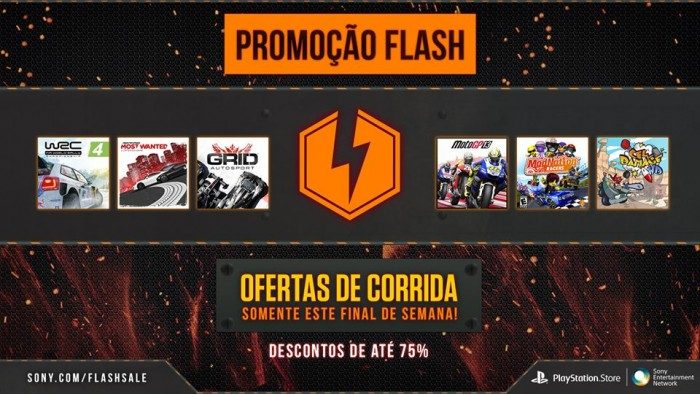 Flash Sale: Mais de 25 jogos de corrida em oferta agora