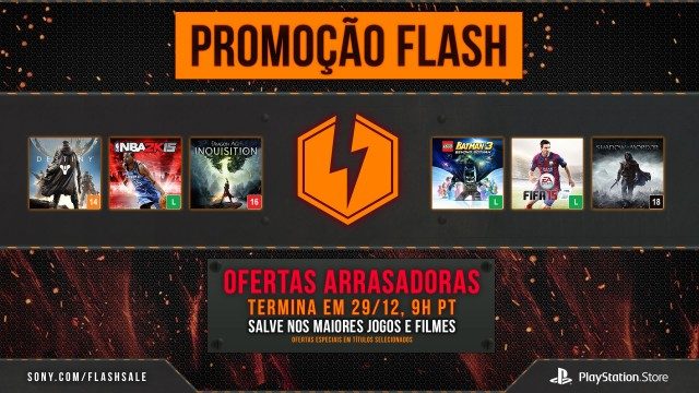 Flash Sale: descontos de fim de ano em mais de 30 jogos