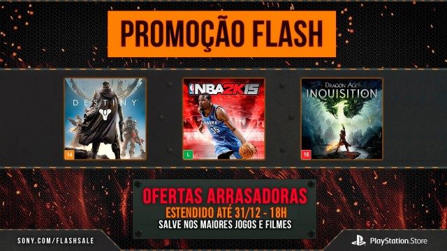 Flash Sale e Oferta de Natal da PS Store foram estendidas