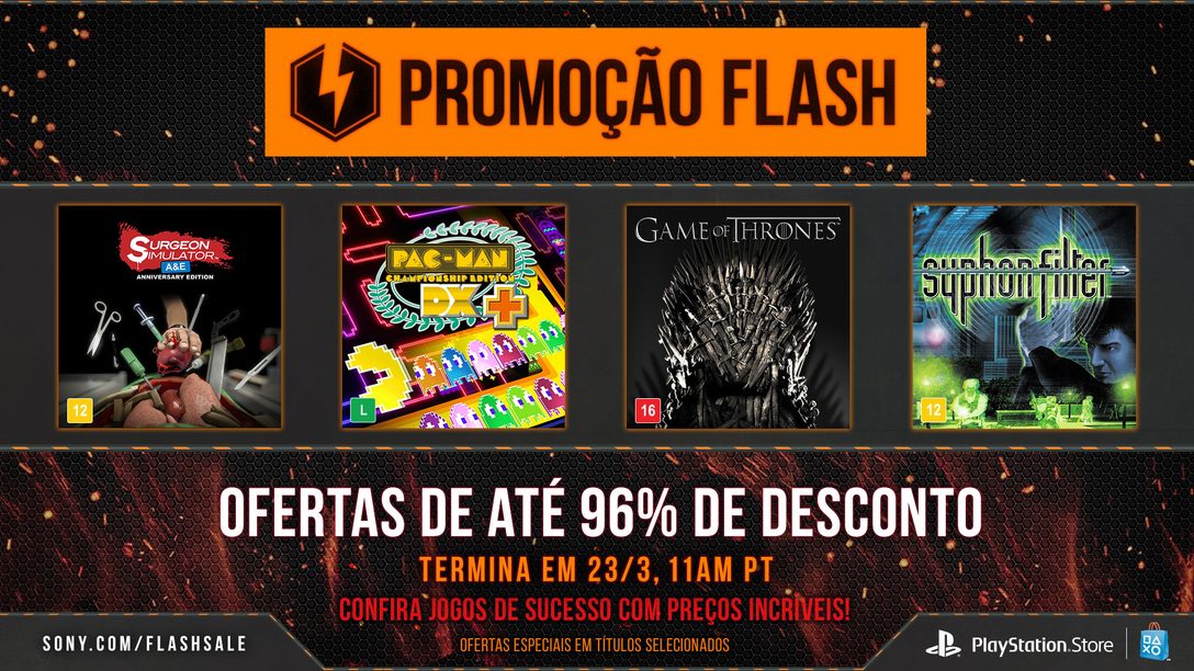 Promoção Flash: Ofertas de Até 96%