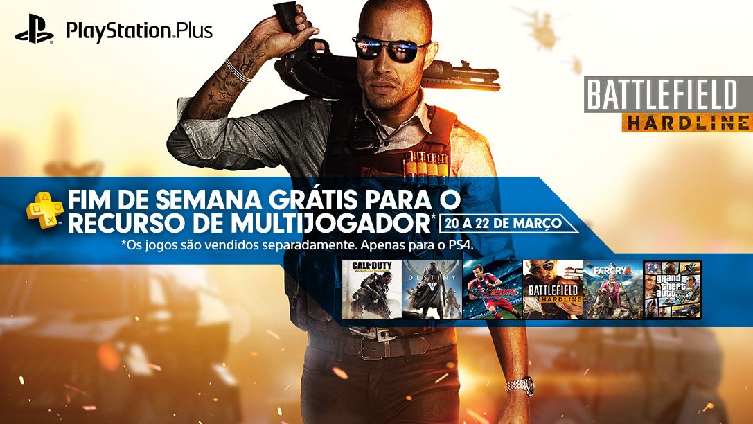 Modo Multijogador online gratuito de fim de semana para PS4