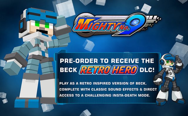 Mighty No. 9: Detalhes da Versão Física, Cross-Buy, Pré-venda para Retro Hero Mode