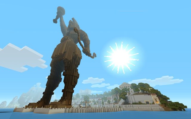 Greek Mythology Mash-up Pack do Minecraft Chega Hoje