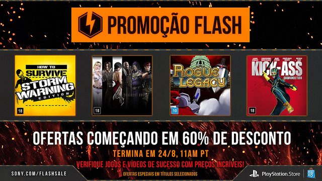 Promoção Flash: Ofertas Começando em 60% de Desconto