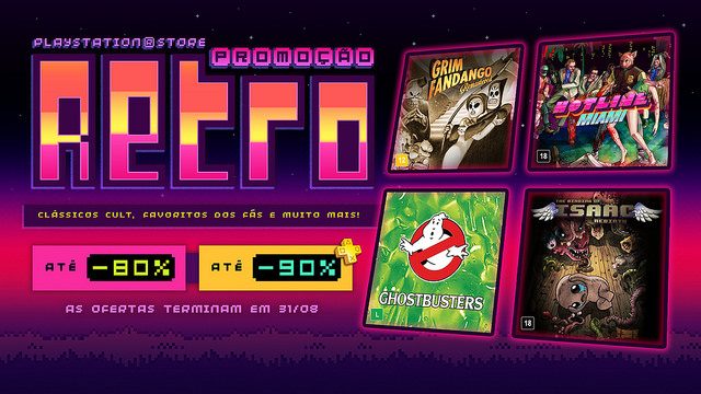 Promoção Retrô: Jogos e Filmes Nostálgicos Bem a Tempo da PAX