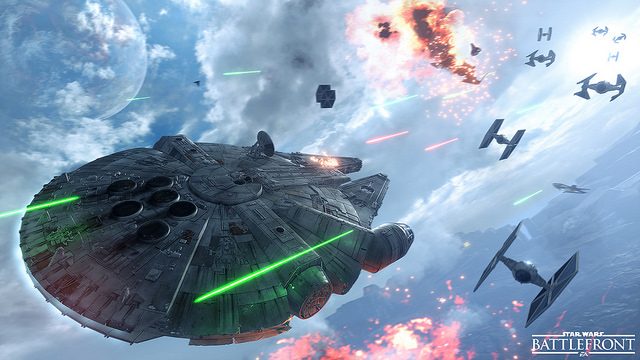 Star Wars Battlefront: Pilotando Slave I e a Millennium Falcon