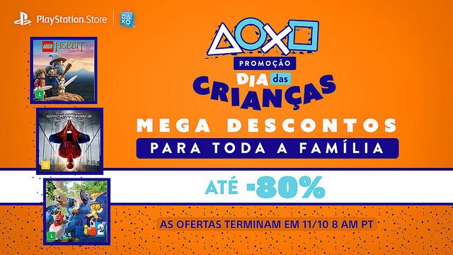 Celebre o Dia das Crianças com até 80% de Desconto em Títulos Selecionados