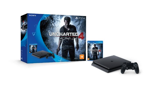 Bundle de Uncharted 4: A Thief’s End e do PS4 Slim Chegando ao Brasil no Final de Novembro