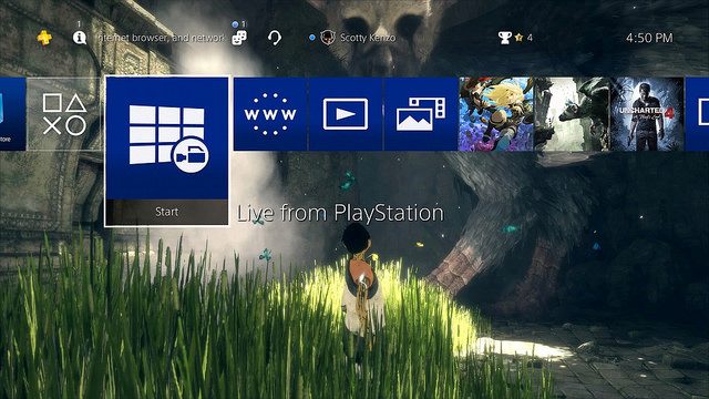 Detalhes dos Recursos da Atualização 4.50 do Software de Sistema do PS4