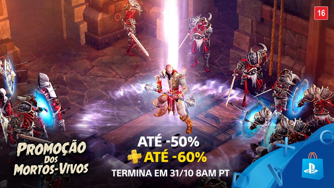 A Promoção dos Mortos Vivos Semana 2 Continua o Terror com até 50% de Desconto
