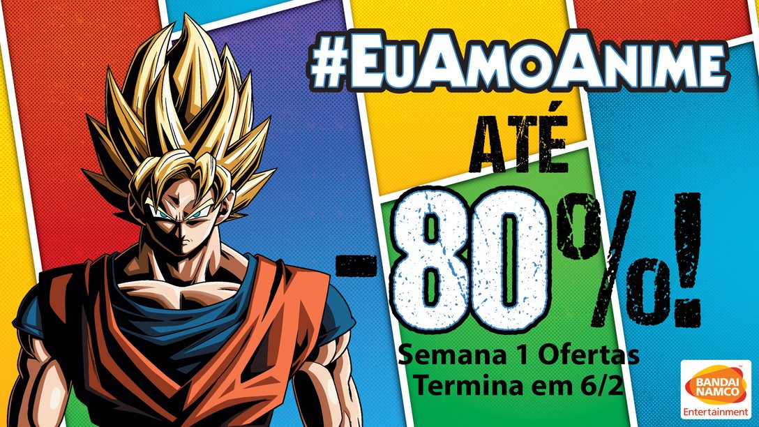 Eu Amo Anime: Economize Até 80% em Jogos Bandai Namco