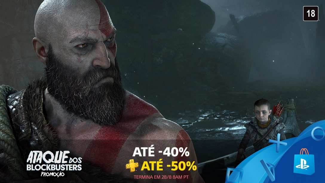 Promoção Ataque dos Blockbusters: Até 40% de Desconto em Grandes Títulos
