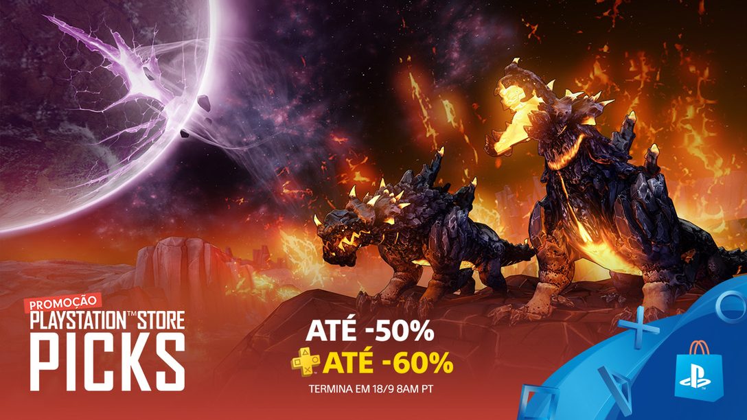 Promoção PlayStation Store Picks! Até 50% Durante a Semana em Títulos Favoritos