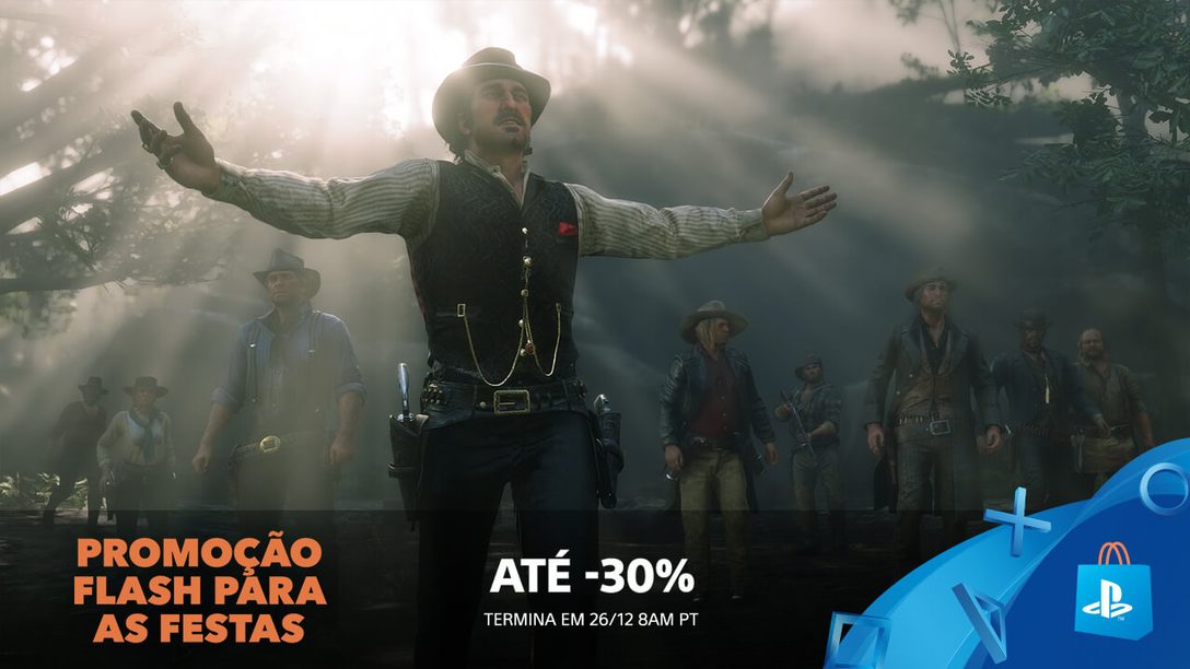 Promoção Flash! Aproveite até 30% de desconto em Grandes Jogos da PlayStation Store