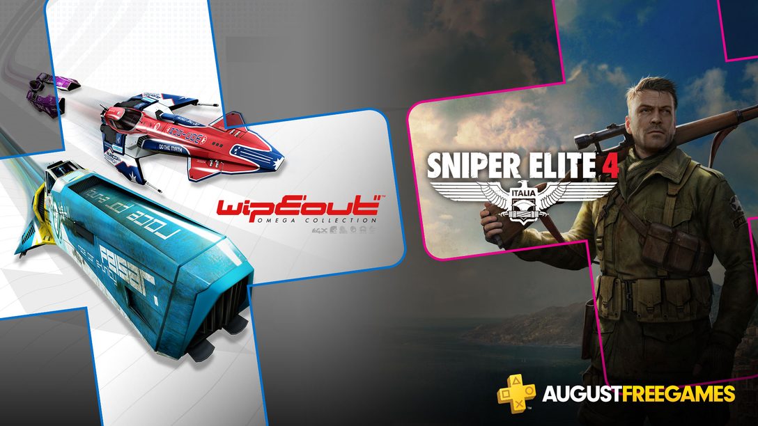 Jogos Gratuitos PlayStation Plus de Agosto: WipEout Omega Collection, Sniper Elite 4