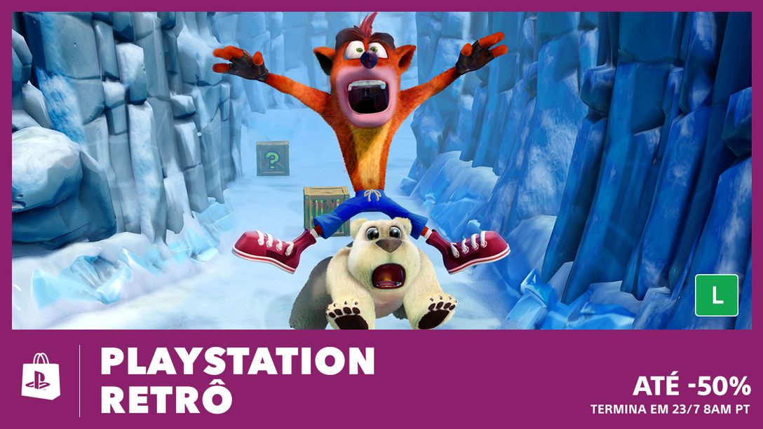 Começou a Promoção PlayStation Retrô na PS Store!
