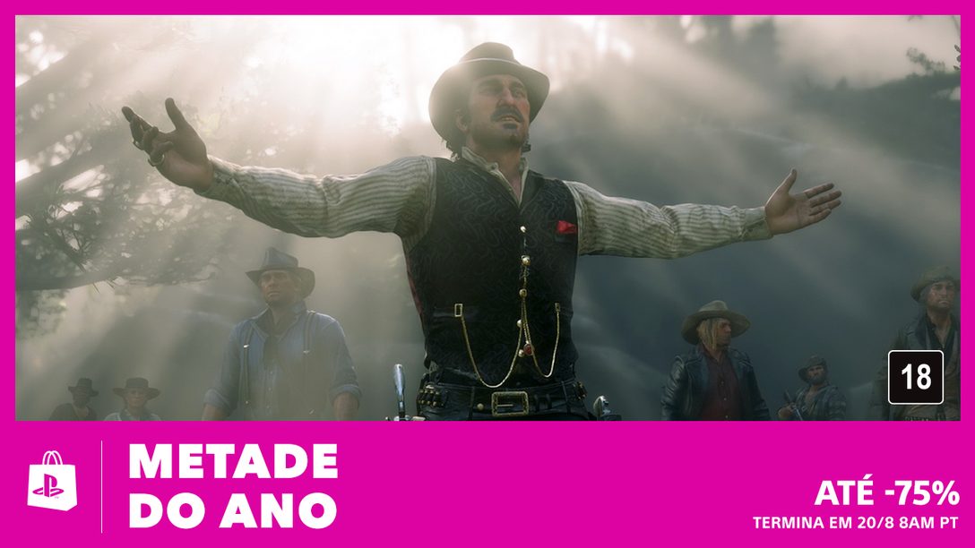 Promoção de Metade do Ano: Ofertas de até 75%