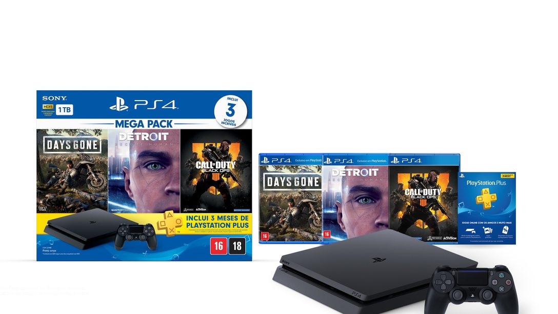 O Novo Bundle PlayStation 4 Mega Pack Chega às Lojas em Agosto