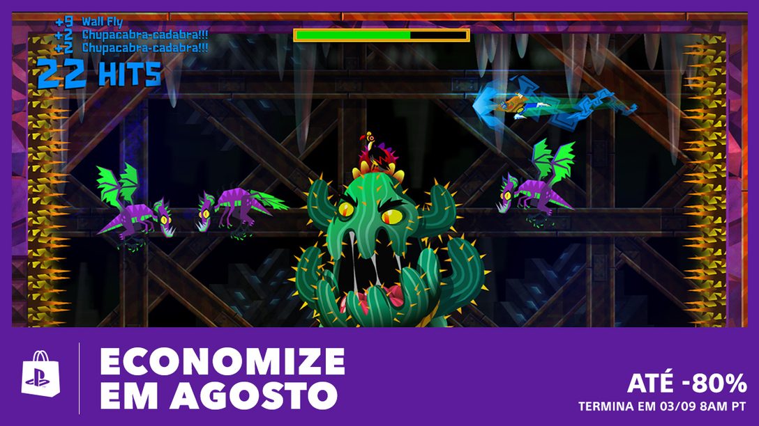 Economize em Agosto na PS Store, com Ofertas de até 80%
