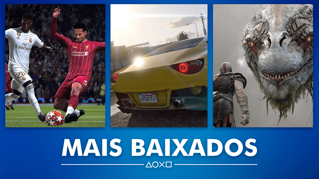 Conheça os Três Jogos Mais baixados da PS Store em Novembro