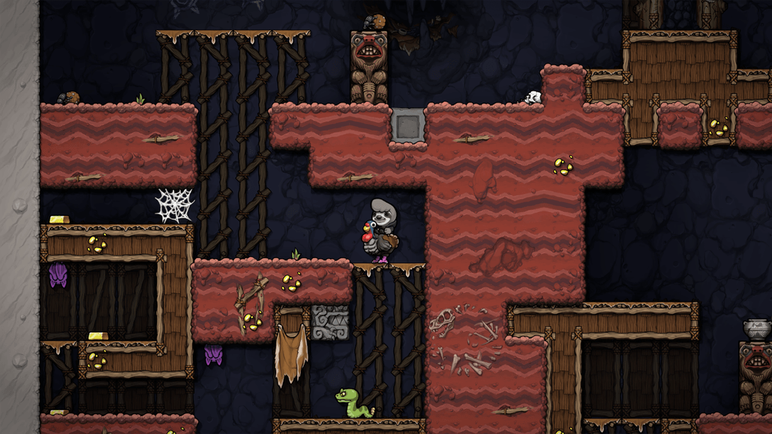 Spelunky 2: Desenvolvedores Compartilham Novas Imagens e Atualização de Progresso