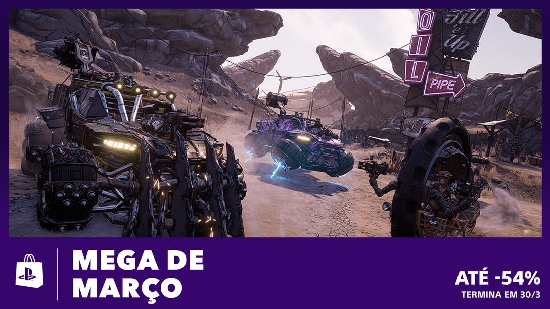 A Promoção Mega de Março Chega na PS Store