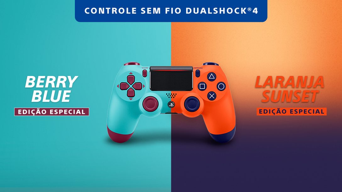 Confira as Duas Últimas Cores do Controle Sem Fio DualShock4