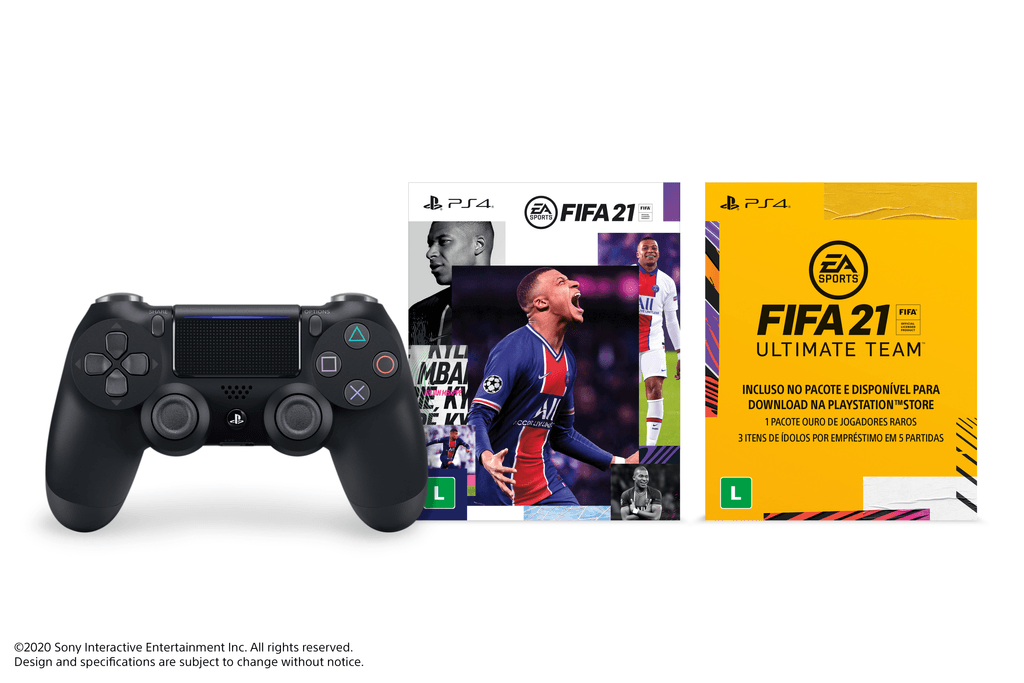 Resultado de imagem para Controle Sem fio Dualshock 4 FIFA 21 - PS4