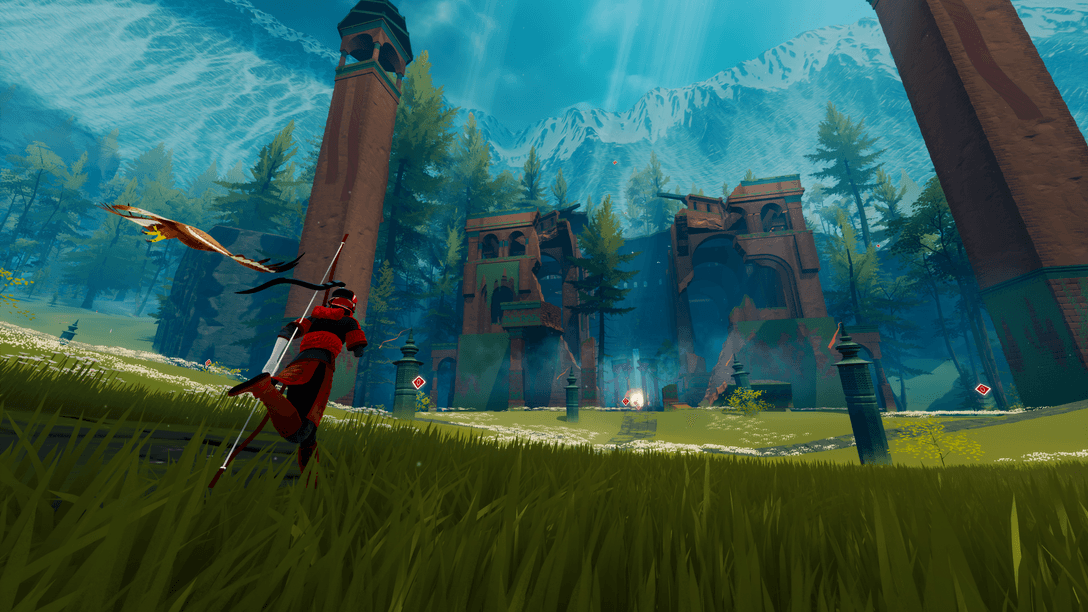 A criação do vasto e misterioso mundo de The Pathless, que chega para PlayStation 5 dia 19 de novembro