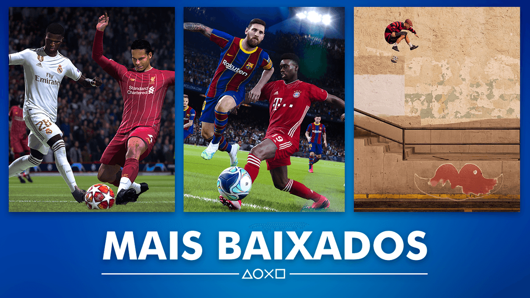 O esporte domina a PS Store com os jogos mais baixados do mês passado