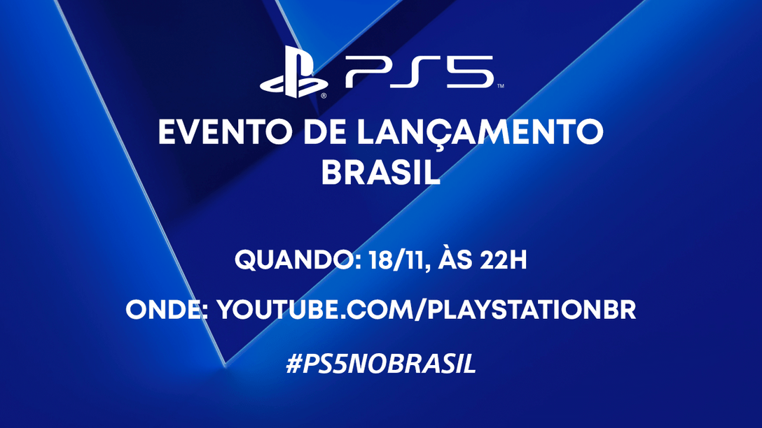 Venha celebrar o lançamento do PlayStation 5 do jeitinho brasileiro