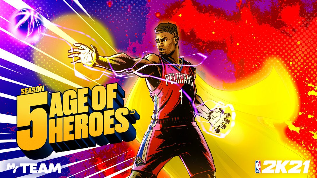 Crie seu time de super estrelas em NBA 2K21, MyTeam Season 5 – Age of Heroes