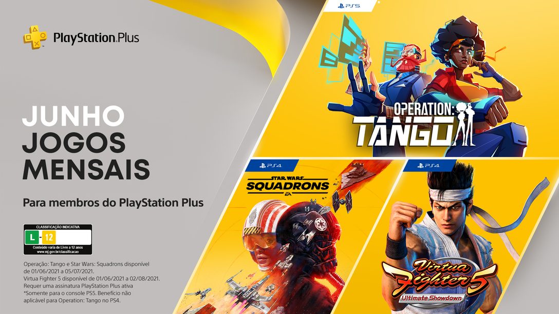 Jogos PlayStation Plus em junho: Operation: Tango, Virtua Fighter 5: Ultimate Showdown, Star Wars Squadrons