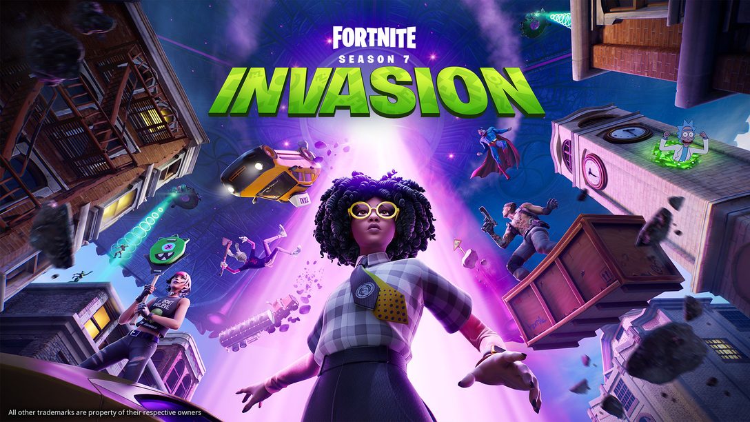 Lute no meio do caos cósmico em Fortnite Capítulo 2 Temporada 7: Invasão