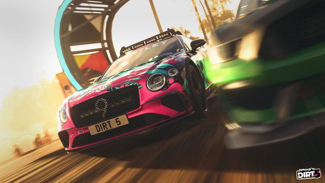 Mais novidades de como o controle sem fio DualSense funciona com Dirt 5, na grande atualização que chega dia 20 de julho