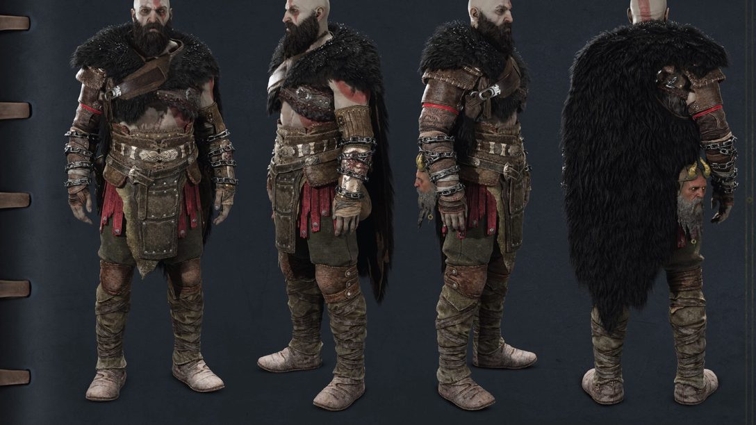 Da arte conceitual ao cosplay: Como o Santa Monica Studio criou os novos visuais de Kratos e Atreus para God of War Ragnarök