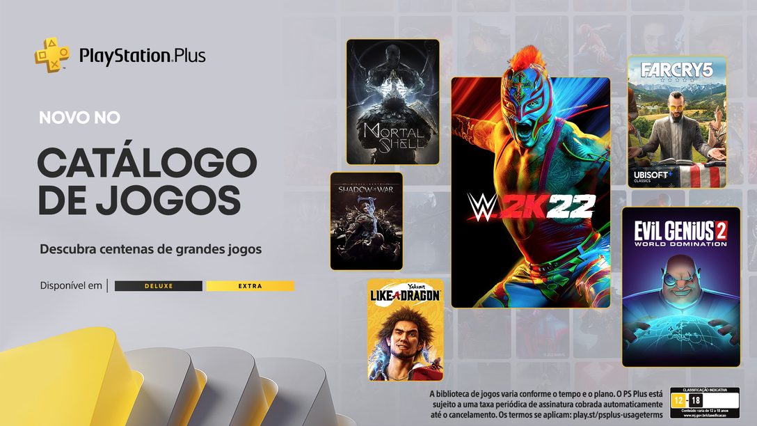 Títulos adicionados ao Catálogo de Jogos PlayStation Plus para o