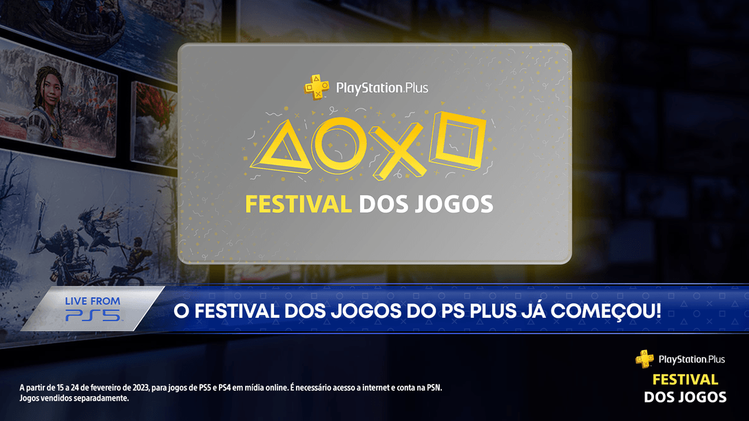 Junte-se a nós para o Festival dos Jogos PlayStation Plus