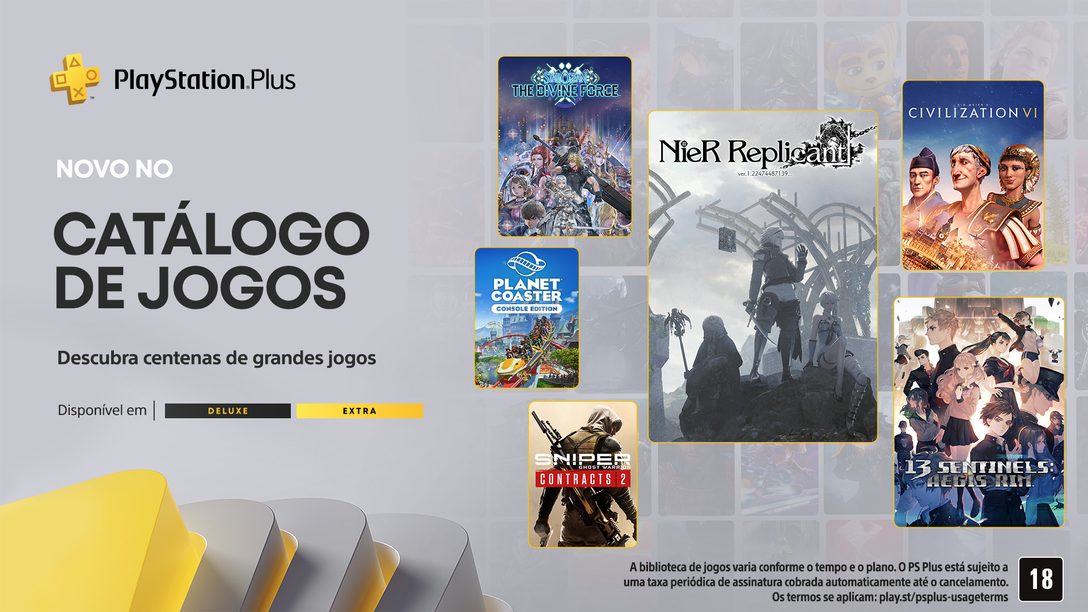 Conheça os jogos do Catálogo PlayStation Plus de setembro: NieR