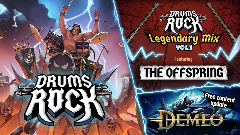 O DLC Legendary Mix Vol I de Drums Rock, com The Offspring, já está disponível