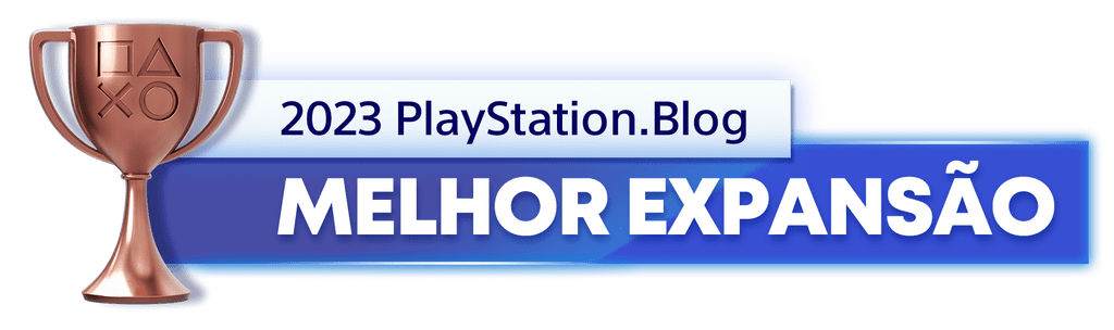 Troféu de Bronze para o vencedor da categoria Melhor Expansão de 2023 do PlayStation Blog
