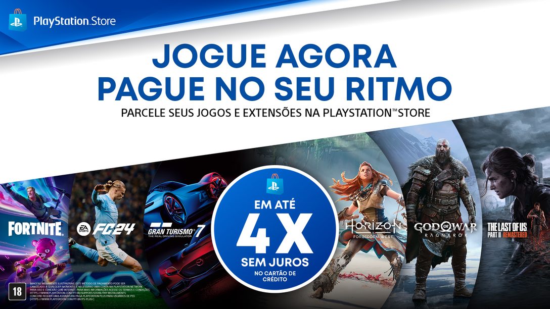 Compre no seu próprio ritmo com o parcelamento na PlayStation Store