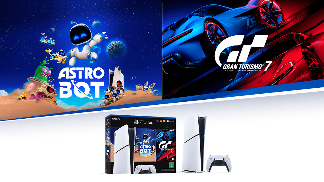 Novo bundle do PlayStation 5 com ASTRO BOT e Gran Turismo 7 já está disponível no Brasil