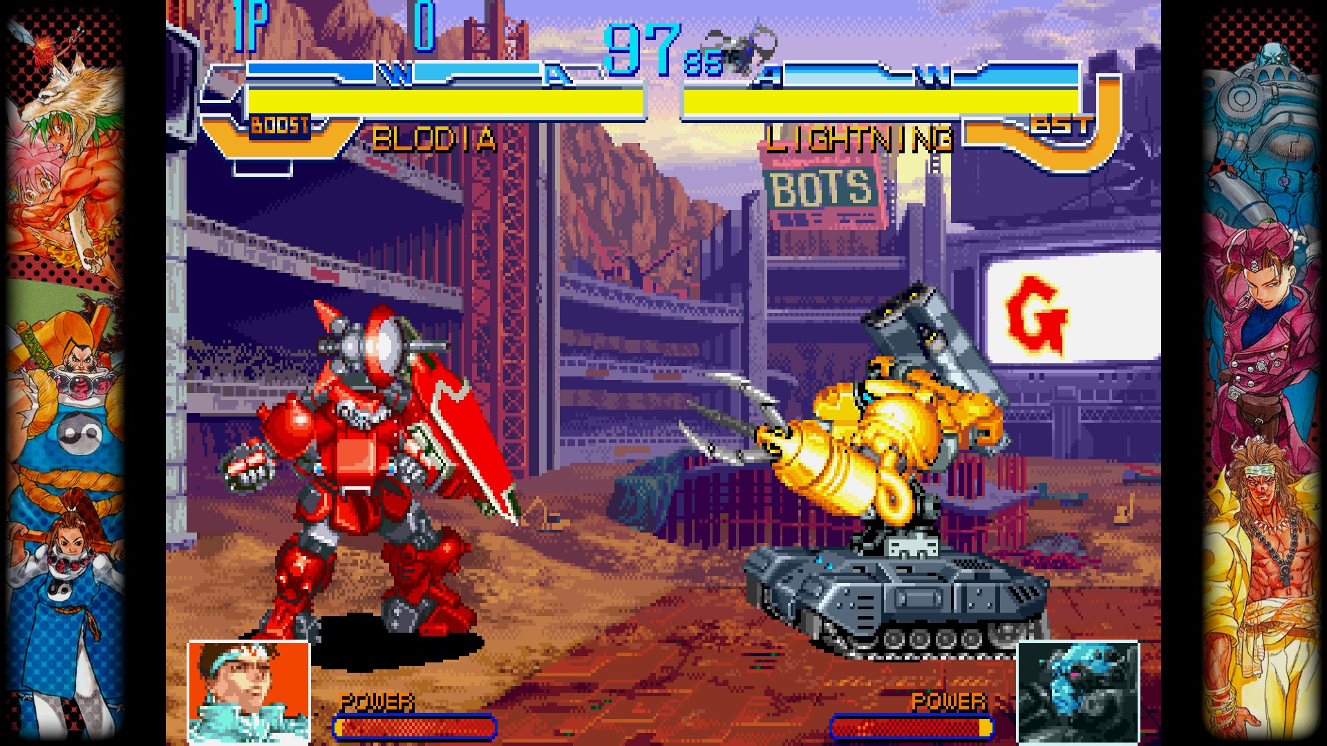 Cyberbots: Fullmetal Madness (Arcade) traz brigas de robôs