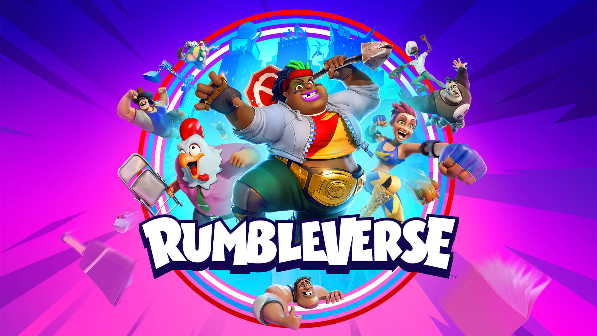 Modos Playground e Duos revelados para o lançamento de Rumbleverse, no dia 11 de agosto
